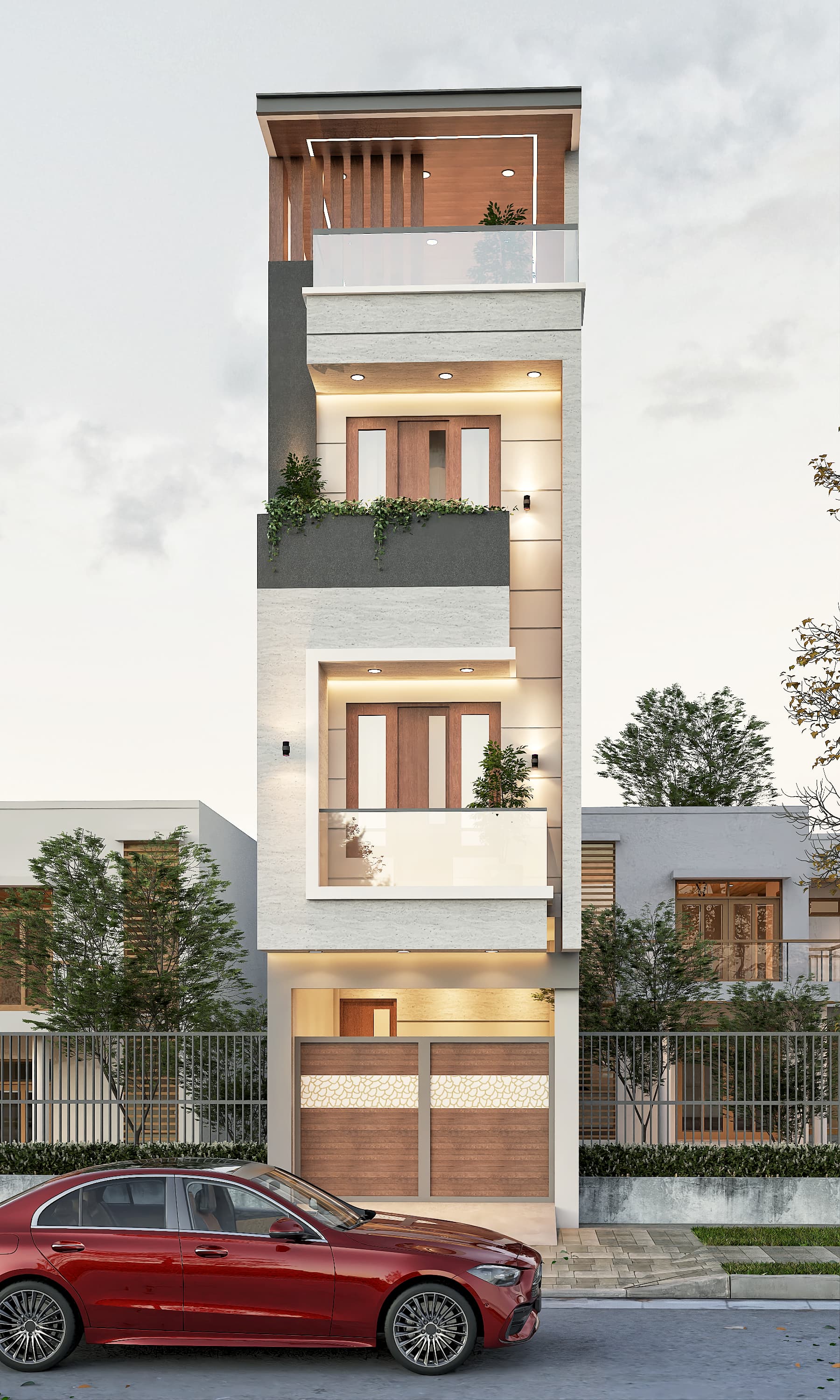 3BHK Modern Residence built by Buildwise in Ujjain Road, Indore